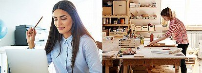 Homepage header image gallery montage
